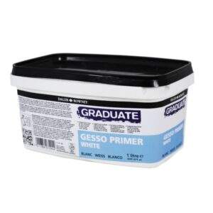 Daler Rowney Graduate Gesso Imprimacion - Bote de Plastico - 1L - Color Blanco