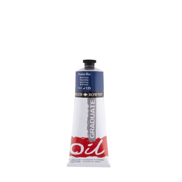 Daler Rowney Graduate Pintura al Oleo - Tubo de Aluminio - 220ml - Color Azul de Prusia