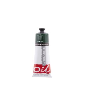 Daler Rowney Graduate Pintura al Oleo - Tubo de Aluminio - 220ml - Color Verde Hooker