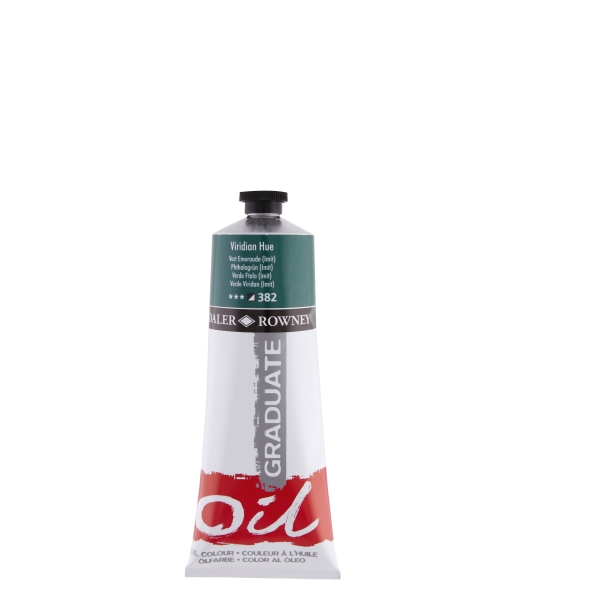 Daler Rowney Graduate Pintura al Oleo - Tubo de Aluminio - 220ml - Color Viridiano
