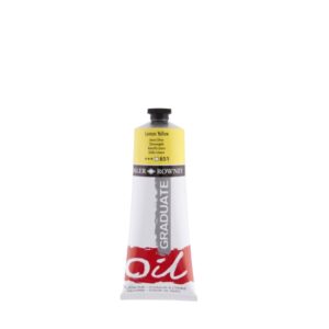 Daler Rowney Graduate Pintura al Oleo - Tubo de Aluminio - 220ml - Color Amarillo Limon