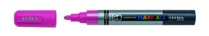 Lyra Mark All Rotulador Permanente - Multisuperficie - Punta Redonda - 2mm - Color Rosa