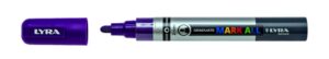 Lyra Mark All Rotulador Permanente - Multisuperficie - Punta Redonda - 2mm - Color Violeta