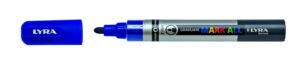 Lyra Mark All Rotulador Permanente - Multisuperficie - Punta Redonda - 2mm - Color Azul Oscuro