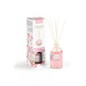 Prady Ambientador Mikado White Musk - Frasco de Cristal 100 ml y Varitas Difusoras