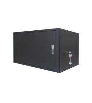 WP RWS-06506-B Armario Mural de Seguridad 6U - Puerta Corrediza - Antirrobo Clase RC4 - 560x600x400mm - Color Negro
