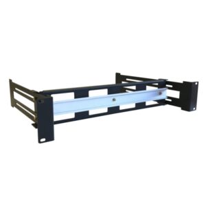 WP Rail para Equipo DIN 2U - 550x400x300mm - Color Negro