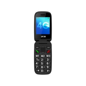 SPC Harmony 2 4G Telefono Movil para Mayores - Teclas Grandes - Radio FM- Boton de SOS - 3 Memorias Directas - Linterna - Base de Carga Incluida - Color Negro