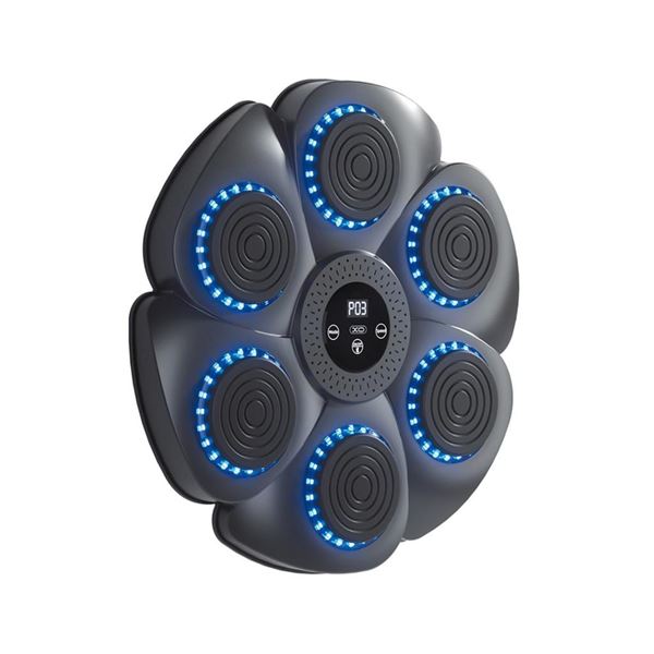 XO SF02 Maquina de Boxeo Inteligente con Musica - 6 Puntos de Impacto - Puntuacion Automatica - Bateria de 2000mAh - Color Negro