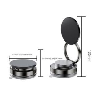 XO C177 Soporte Magnetico para Coche - Sujeccion por Vacio - Color Negro
