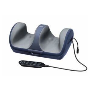 XO FG10 Masajeador de Piernas - 3 Niveles de Intensidad - 24W - Temporizador - Color Azul Oscuro y Gris