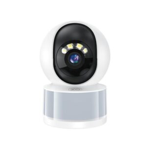 XO CR11 Camara de Vigilancia WiFi - Motorizada - Vision Nocturna - 3Mpx - Bluetooth - Color Blanco