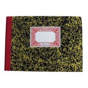 Miquel Rius Cuaderno Cartone Caja (M.D.D.H.) - Tamaño 4º Apaisado 210x150mm - 100 Hojas Foliado 70 g/m² - Papel Extra Opaco - Cubiertas en Carton Forrado de Papel Jaspeado y Lomo de Tela Engomado