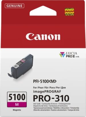 Canon PFI5100 Magenta Cartucho de Tinta Original - PFI5100M/6954C001