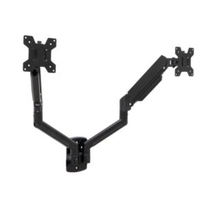 Tooq Soporte de Pared con Brazos Articulados para Monitores de 13"-34" - Piston de Gas - Giratorio e Inclinable - Gestion de Cables - Peso Maximo 10kg - VESA 100x100 - Color Negro