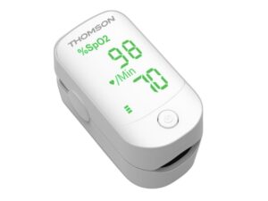 Thomson Oxymore L1-FS10D Pulsioximetro - Gran Pantalla LED - Diseño Ergonomico - Apagado Automatico