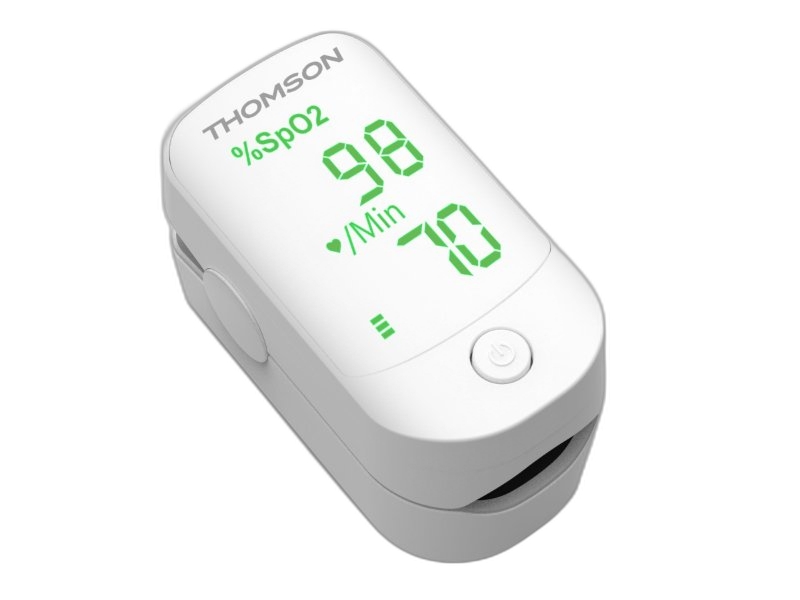 Thomson Oxymore L1-FS10D Pulsioximetro - Gran Pantalla LED - Diseño Ergonomico - Apagado Automatico