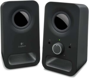 Logitech Z150 Altavoces Multimedia 2.0 6W - Entrada Jack 3.5mm - Toma de Auriculares - Cable de 1.80m - Color Negro